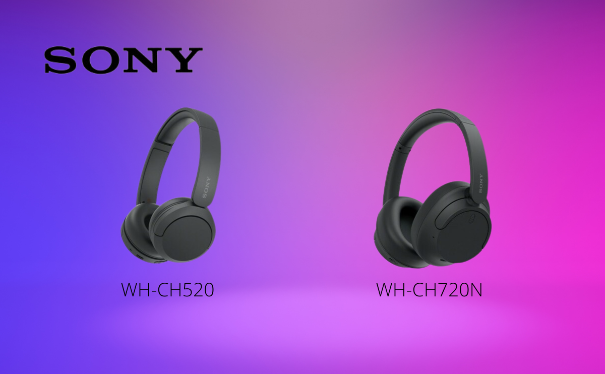 Sony Launches the WH-CH720N Over-Ear and WH-CH520 On-Ear Wireless  Headphones – Gadget Voize