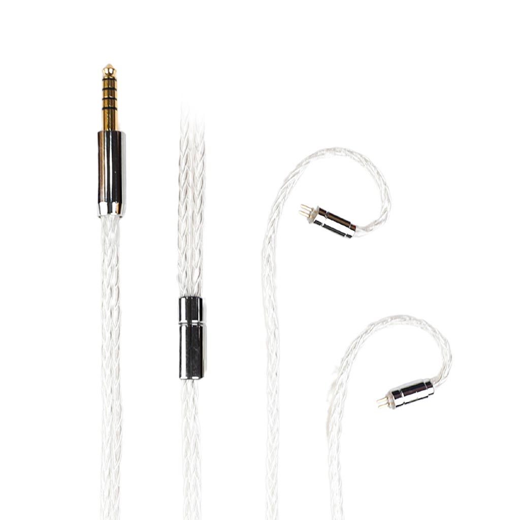 AUDIOCULAR C04 16-Core Silver-Plated Cable with Balanced 4.4mm Jack For IEMs