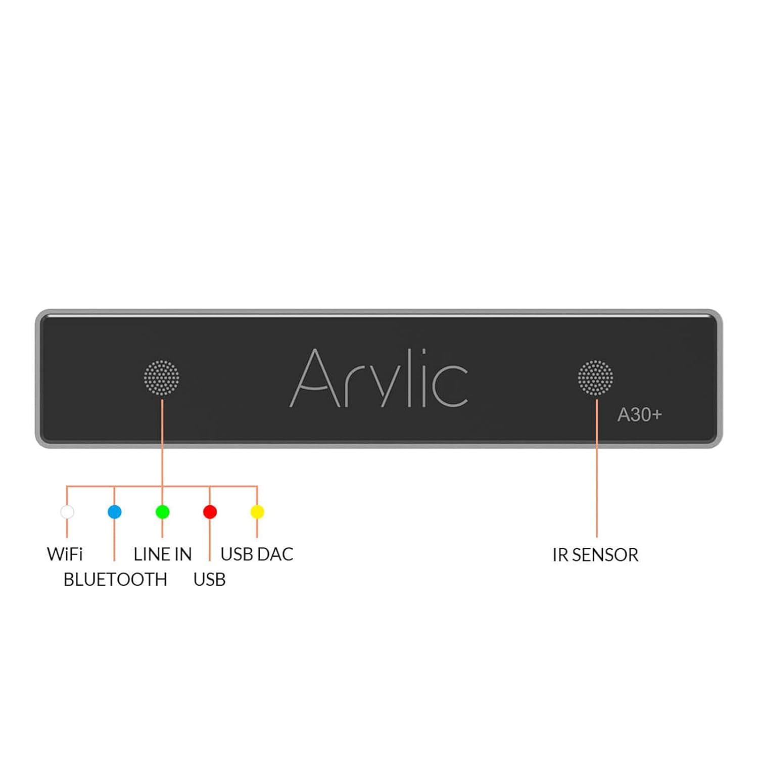 Arylic A30+ 30W x 2 WiFi Mini Stereo Amplifier for Speakers with Spotify, AirPlay, Multiroom