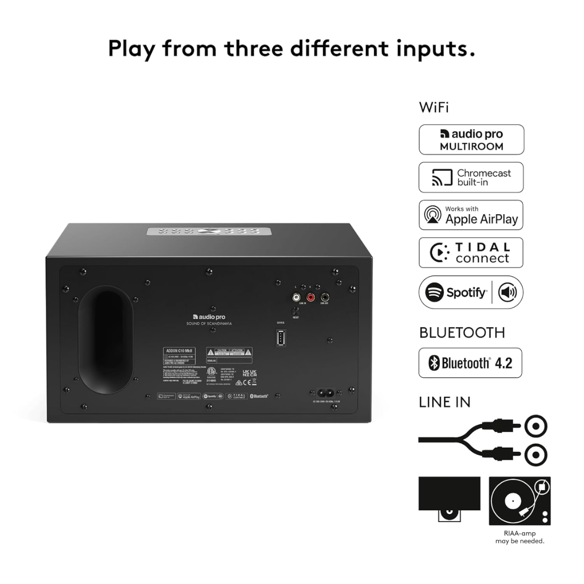 Audio Pro Addon C10MKII Multi-Room Wireless & WiFi Speaker