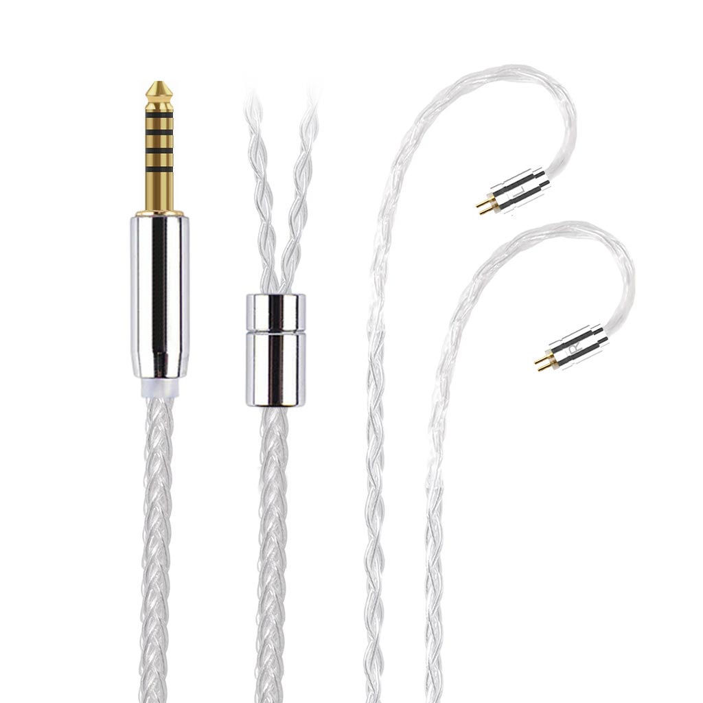 AUDIOCULAR C03 8-Core Silver-Plated Cable with Balanced 4.4mm Jack For IEMs