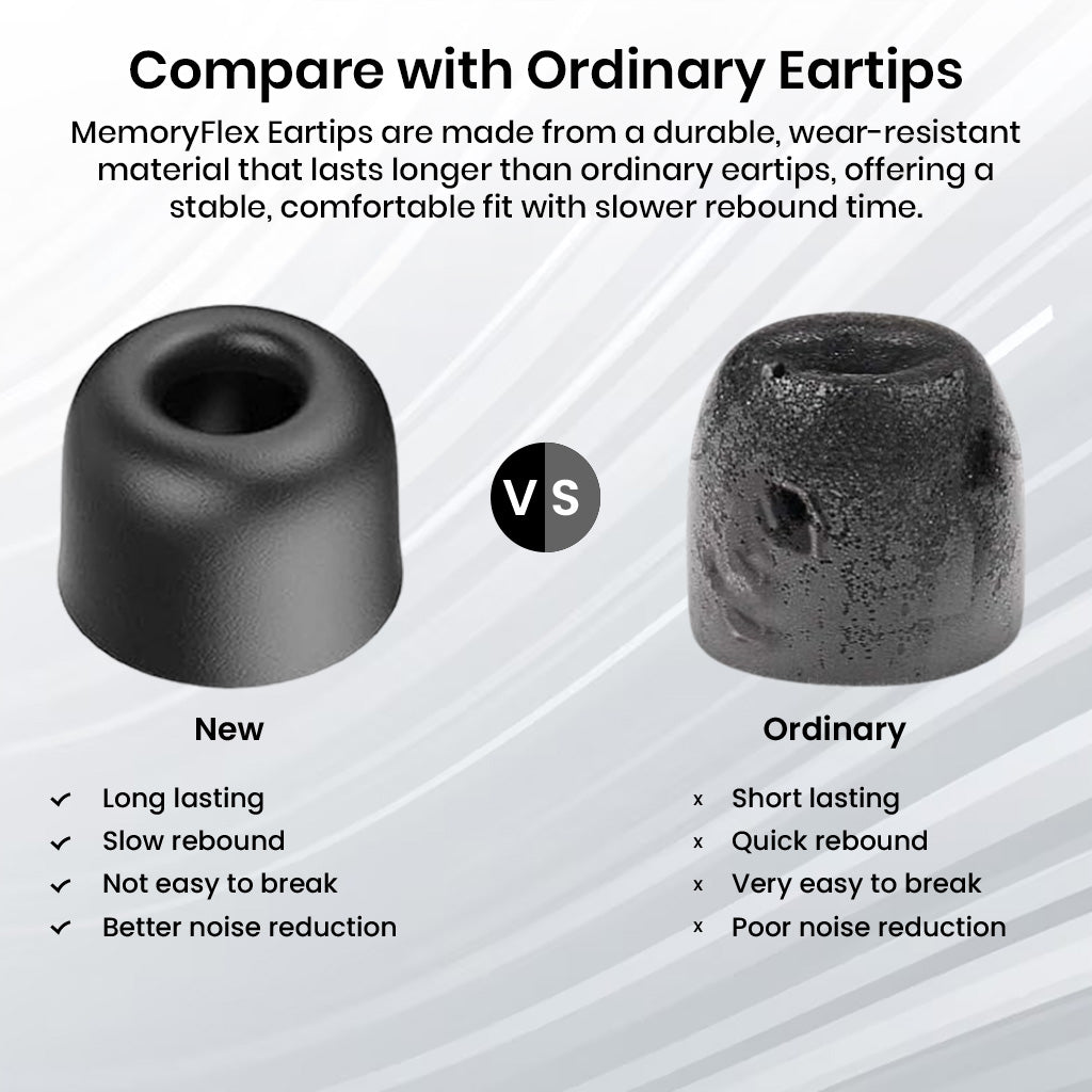 AUDIOCULAR Memory Flex Eartips for IEMs