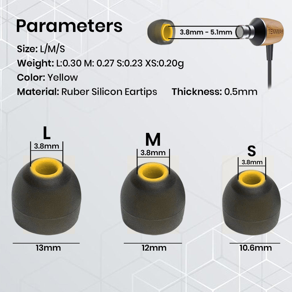 AUDIOCULAR SoftGrip Eartips for IEMs