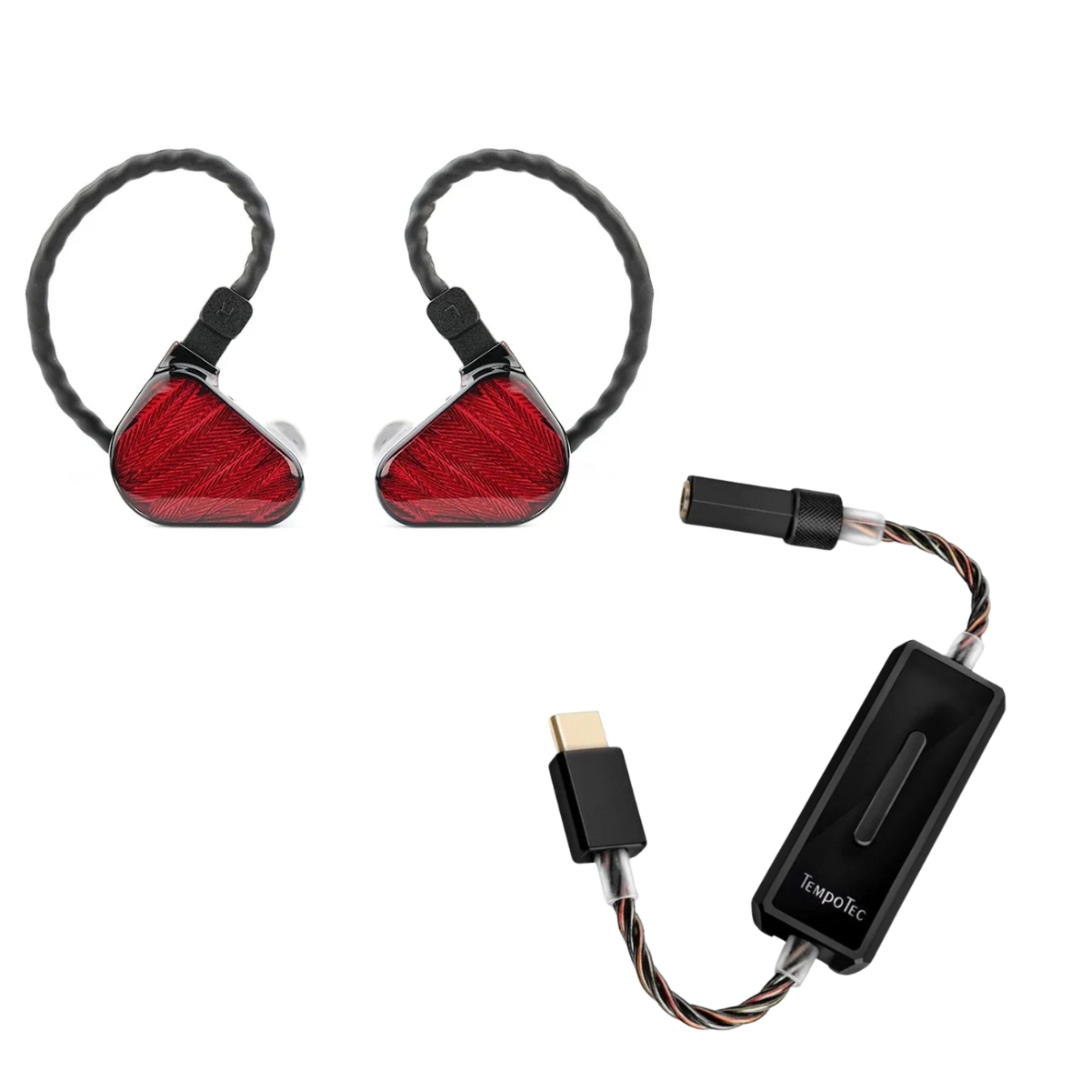 Truthear x Crinacle ZERO:RED IEM & TempoTec Sonata E35 Portable USB AMP-DAC