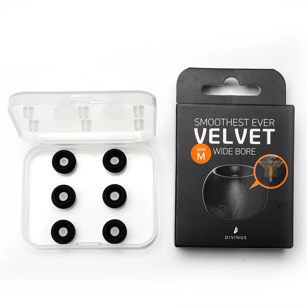 DIVINUS Velvet Wide Bore Silicone Eartips