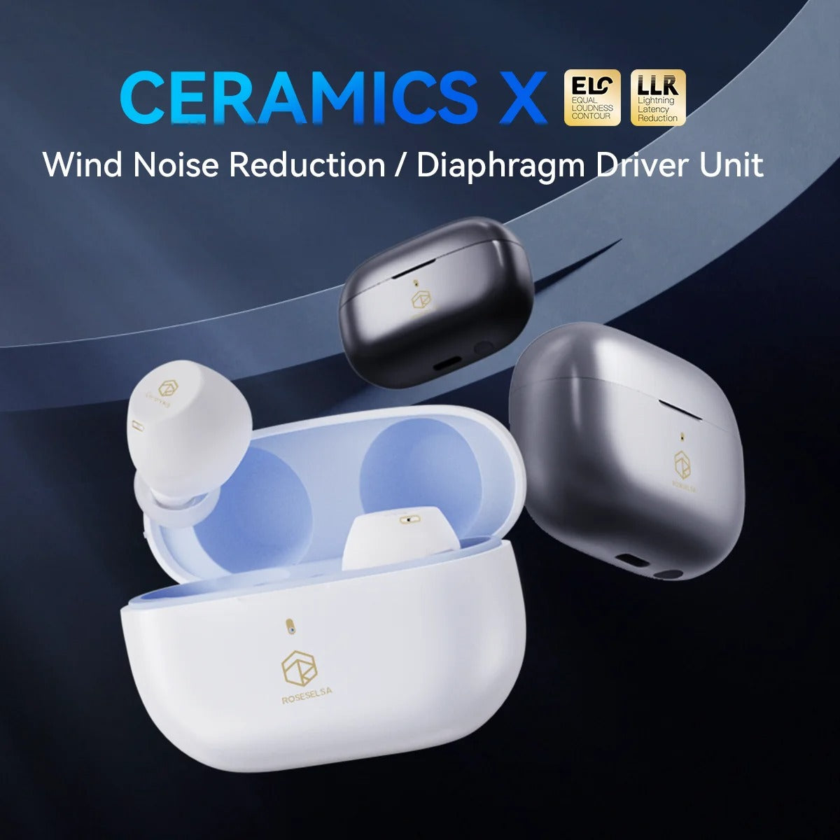 ROSESELSA CERAMICS X True Wireless Stereo Earbuds