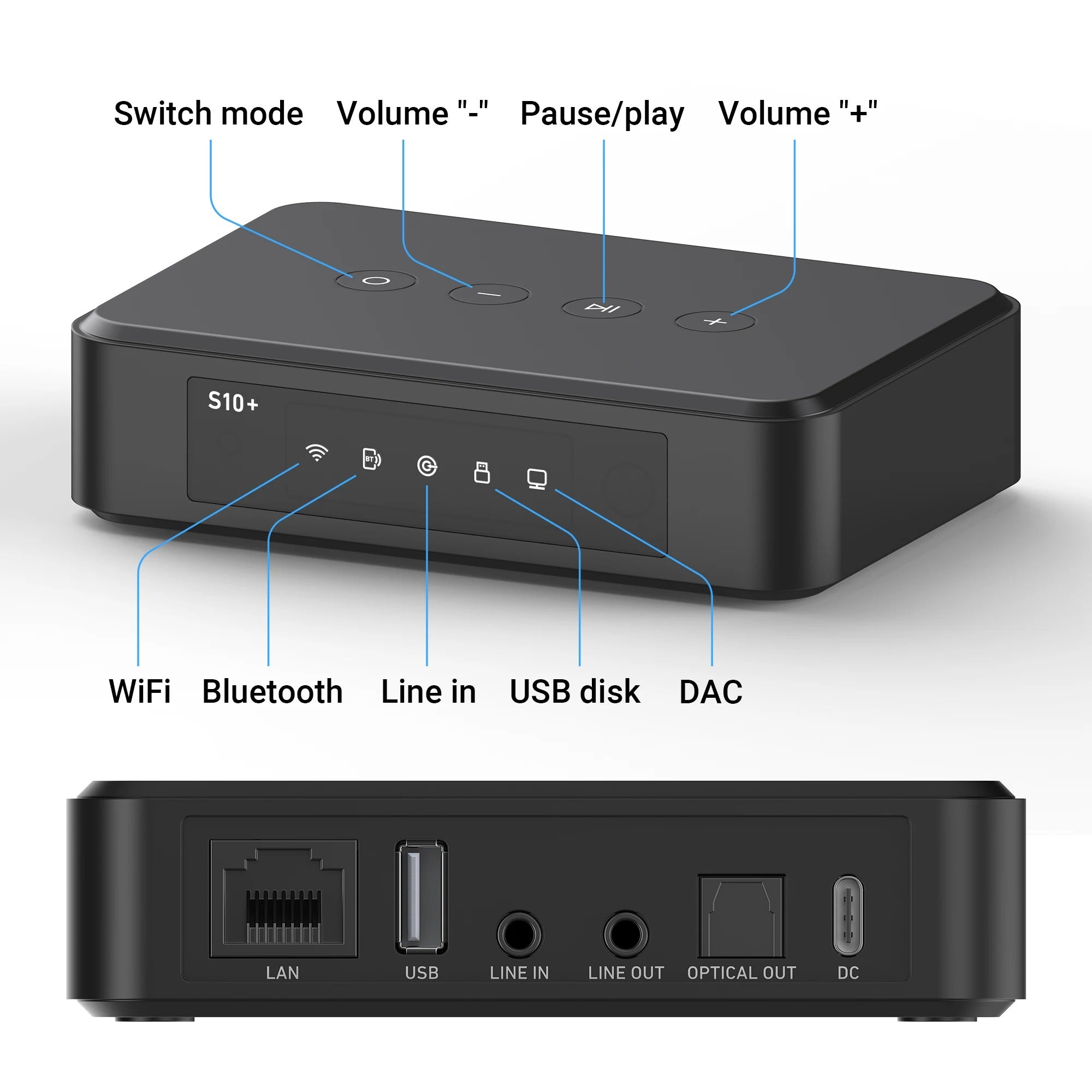 Arylic S10+ WiFi Music Streamer