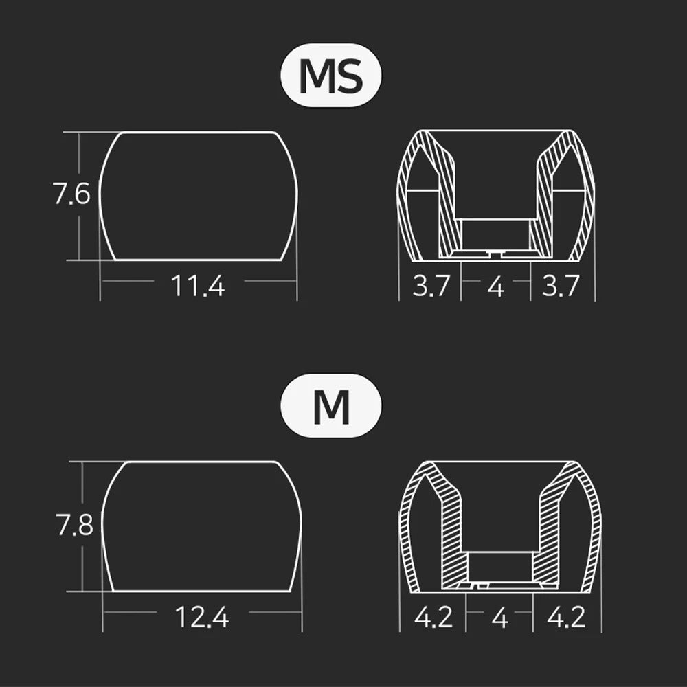 DIVINUS Velvet Wide Bore Silicone Eartips