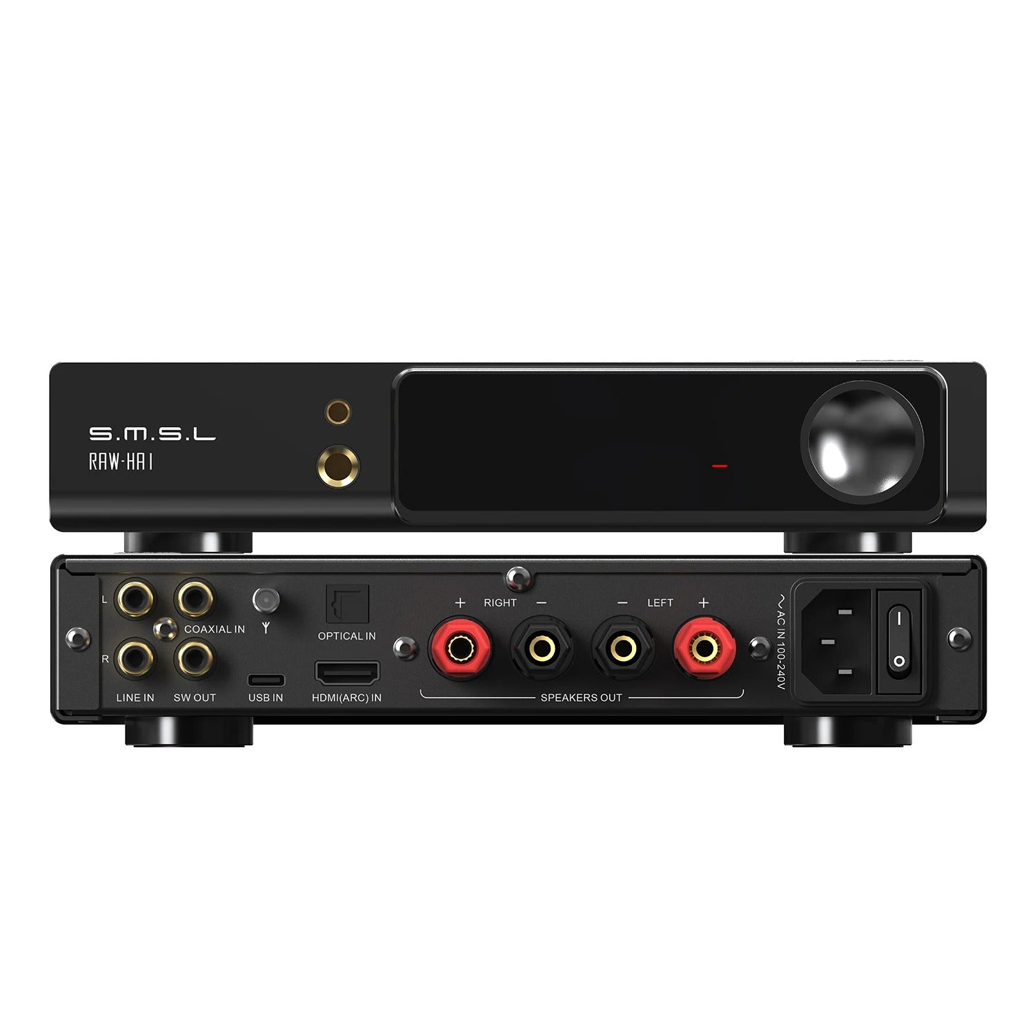 SMSL RAW-HA1 Desktop DAC, Headphone Amplifier & Speaker Amplifier