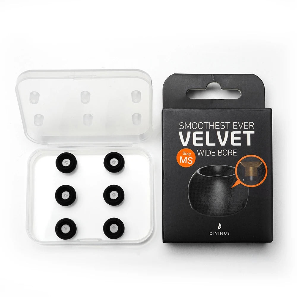 DIVINUS Velvet Wide Bore Silicone Eartips