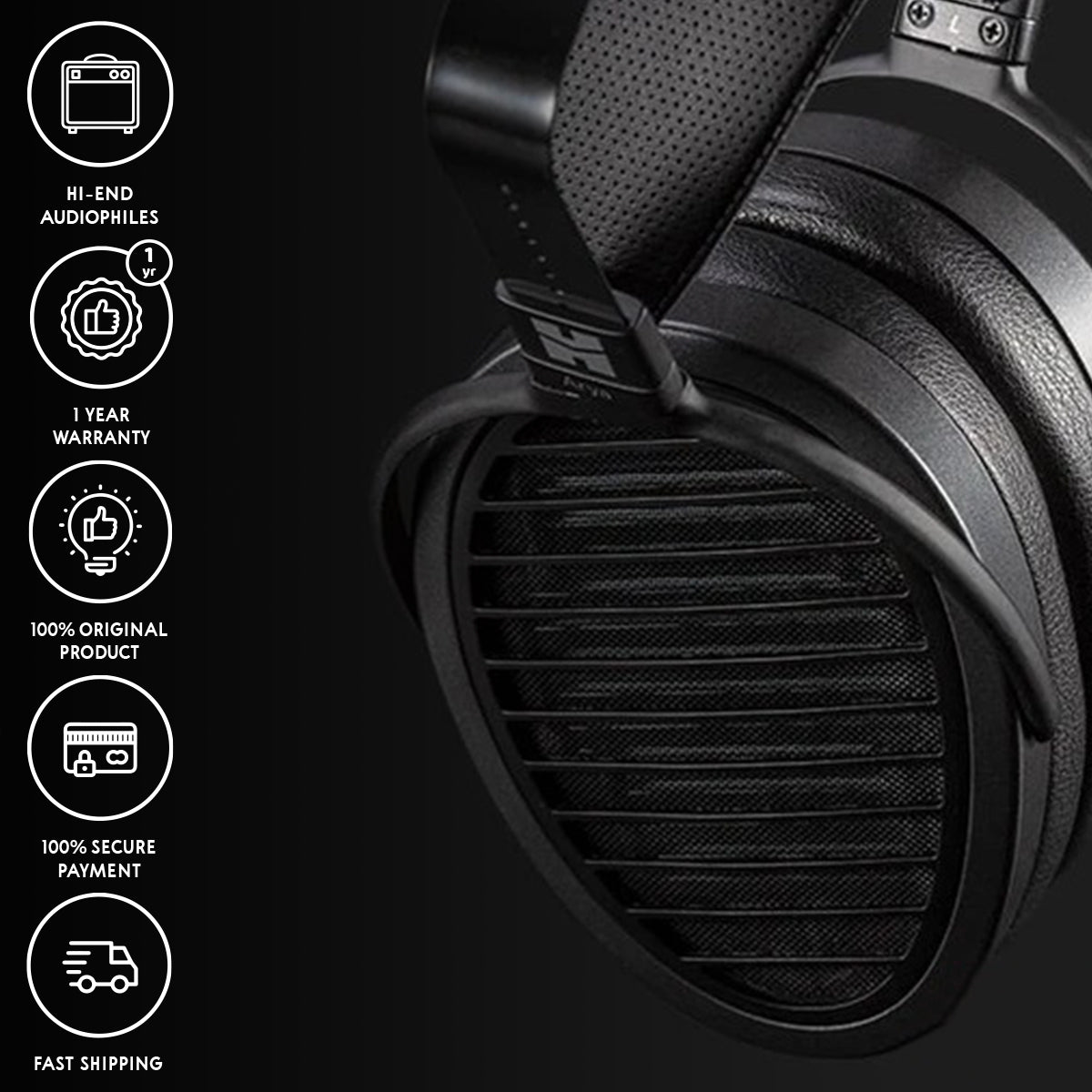 HiFiMAN Arya Planar Magnetic Headphone Stealth Magnet Version